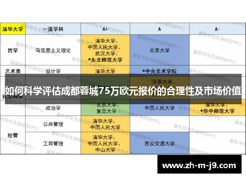 如何科学评估成都蓉城75万欧元报价的合理性及市场价值